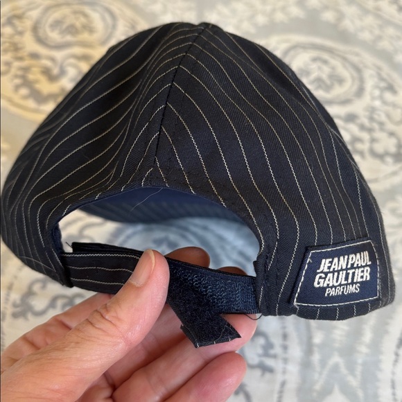 Jean Paul Gaultier Navy Pinstripe Cap - Picture 6 of 6